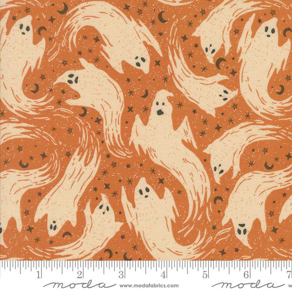 Home Sweet Haunt Ghostly Ghosts By Stacy Iest Hsu For Moda Pumpkin