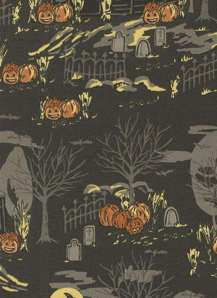 Home Sweet Haunt Haunted Forest By Stacy Iest Hsu For Moda Charcoal