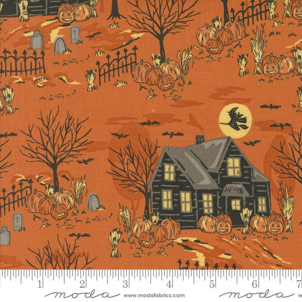 Home Sweet Haunt Haunted Forest By Stacy Iest Hsu For Moda Pumpkin
