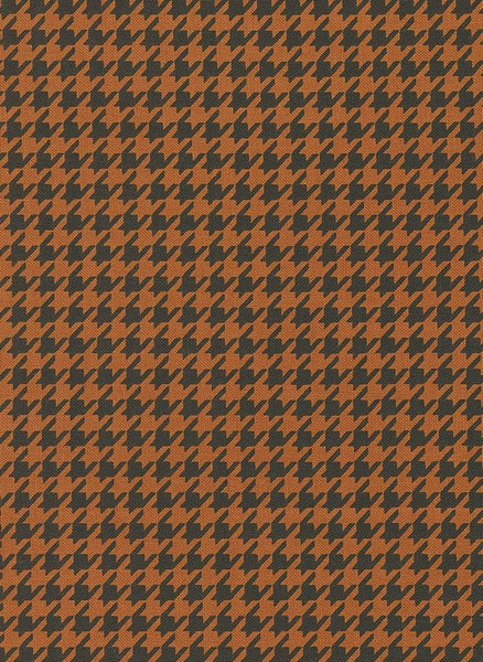Home Sweet Haunt Houndstooth Print By Stacy Iest Hsu For Moda Rust