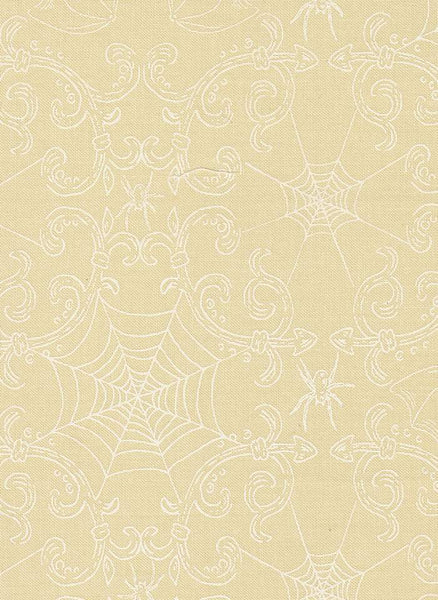 Home Sweet Haunt Wrought Iron By Stacy Iest Hsu For Moda Bone / White