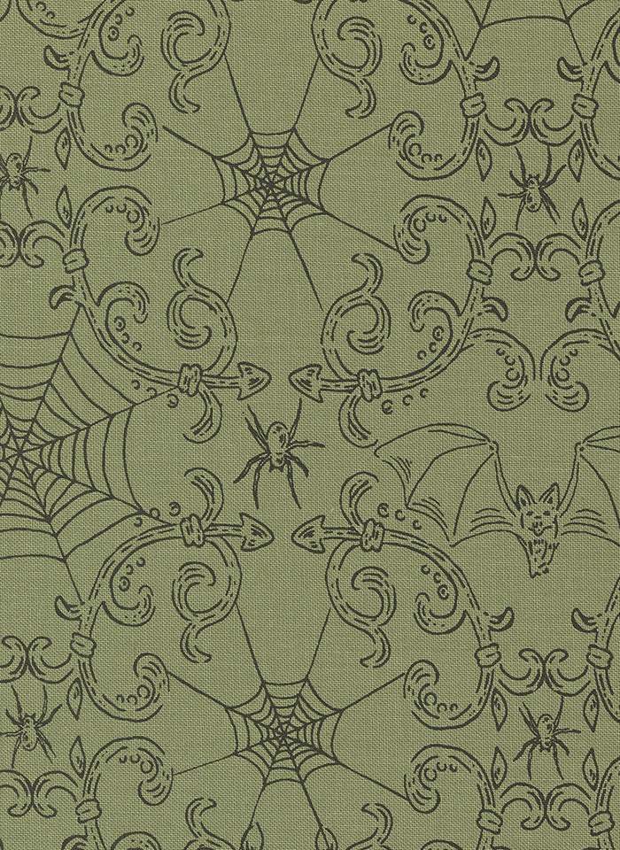 Home Sweet Haunt Wrought Iron By Stacy Iest Hsu For Moda Moss