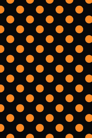 Hometown Halloween Dots Black / Orange