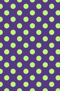Hometown Halloween Dots Purple / Lime