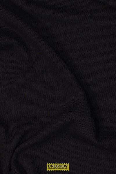 Honeycomb Jacquard Knit Black