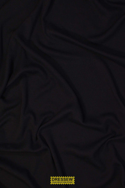 Honeycomb Jacquard Knit Black