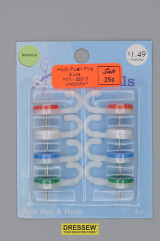 Hook Push Pins