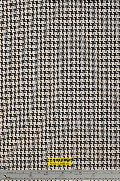 Houndstooth Coating Black / Ecru
