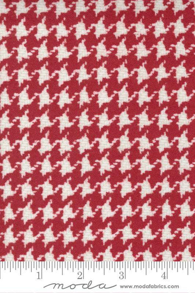 Houndstooth Premium Flannel by Primitive Gatherings for Moda Santa's Coat