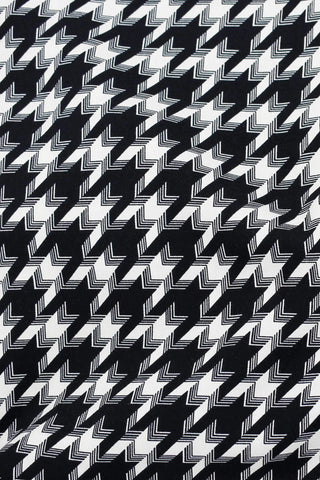 Houndstooth Taylor Twill Black / White