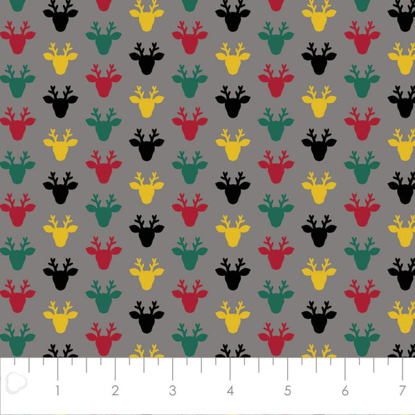 Hudson Trails Hudson Deer Grey / Multi