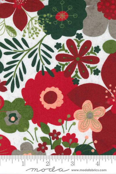 Hustle And Bustle Holiday Floral by Basicgrey for Moda Blizzard