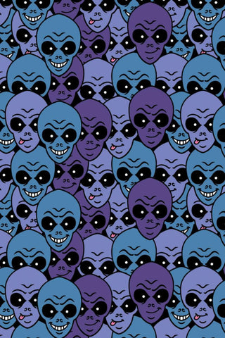 I Want to Believe Extraterrestrials Purple