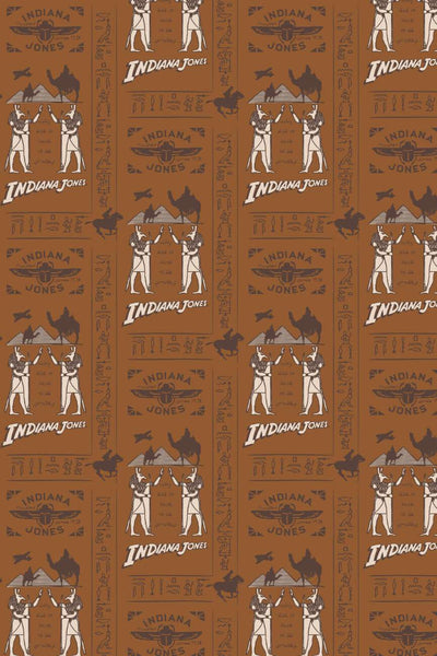 Indiana Jones Hieroglyphics Brown