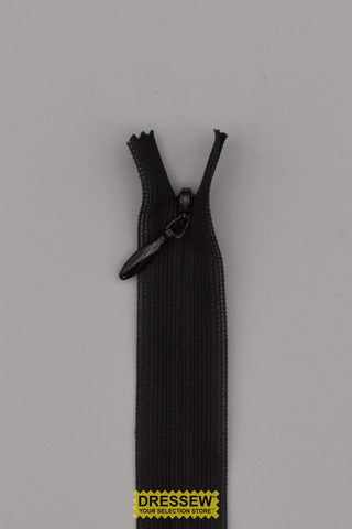 Invisible Closed End Zipper 13cm (5") Black