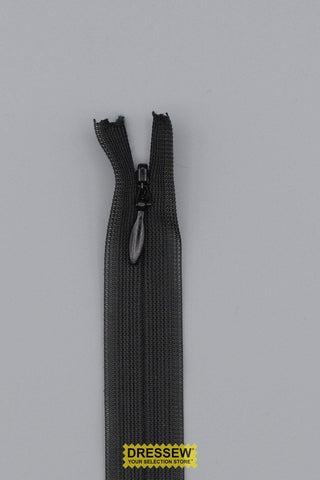Invisible Closed End Zipper 16.5cm (6-1/2") Black