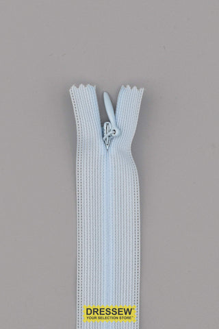Invisible Closed End Zipper 20cm (8") Baby Blue