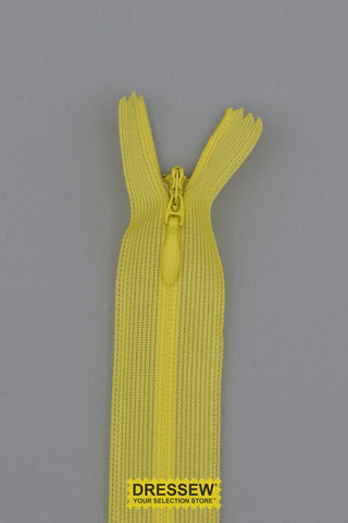 Invisible Closed End Zipper 20cm (8") Lemon