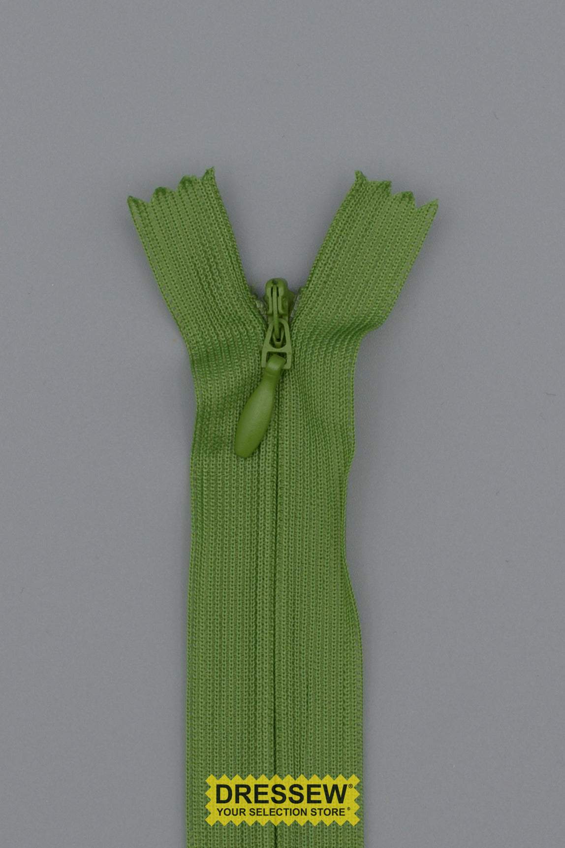 Invisible Closed End Zipper 20cm (8") Moss