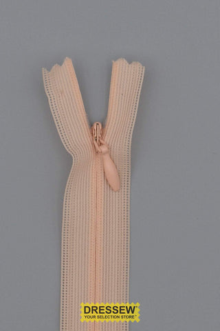 Invisible Closed End Zipper 20cm (8") Peach