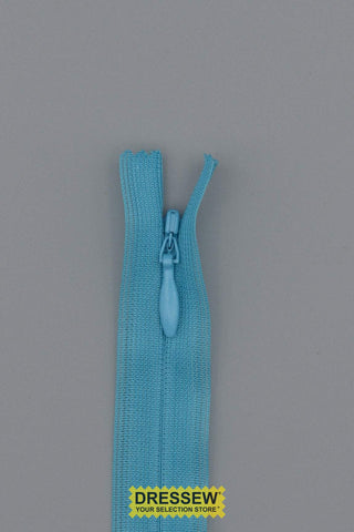 Invisible Closed End Zipper 20cm (8") Turquoise
