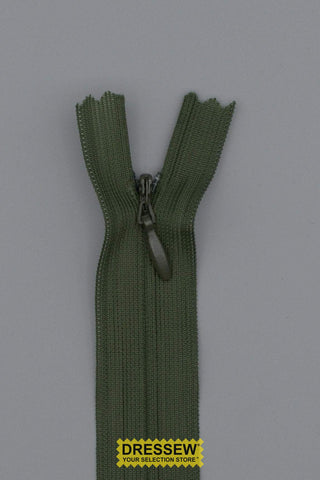 Invisible Closed End Zipper 30cm (12") Jungle