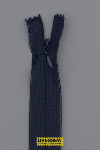 Invisible Closed End Zipper 30cm (12") Navy