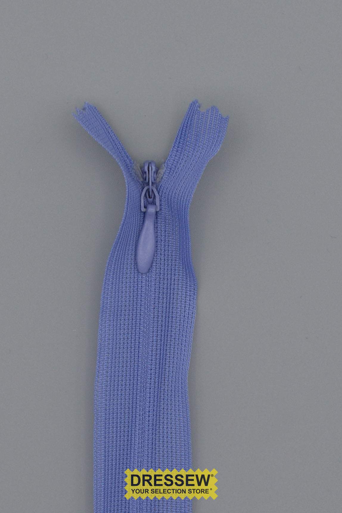 Invisible Closed End Zipper 40cm (16") Lilac