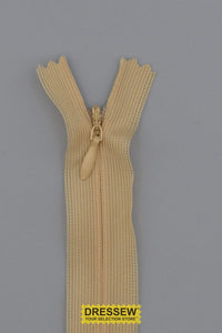 Invisible Closed End Zipper 45cm (18") Beige