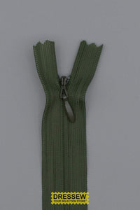 Invisible Closed End Zipper 55cm (22") Jungle