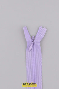 Invisible Closed End Zipper 55cm (22") Lilac