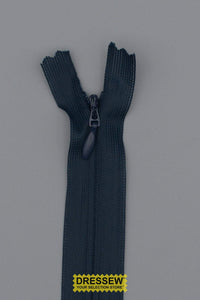 Invisible Closed End Zipper 55cm (22") Navy