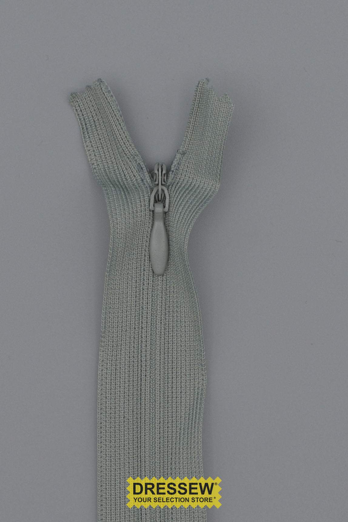 Invisible Closed End Zipper 55cm (22") Pearl Grey