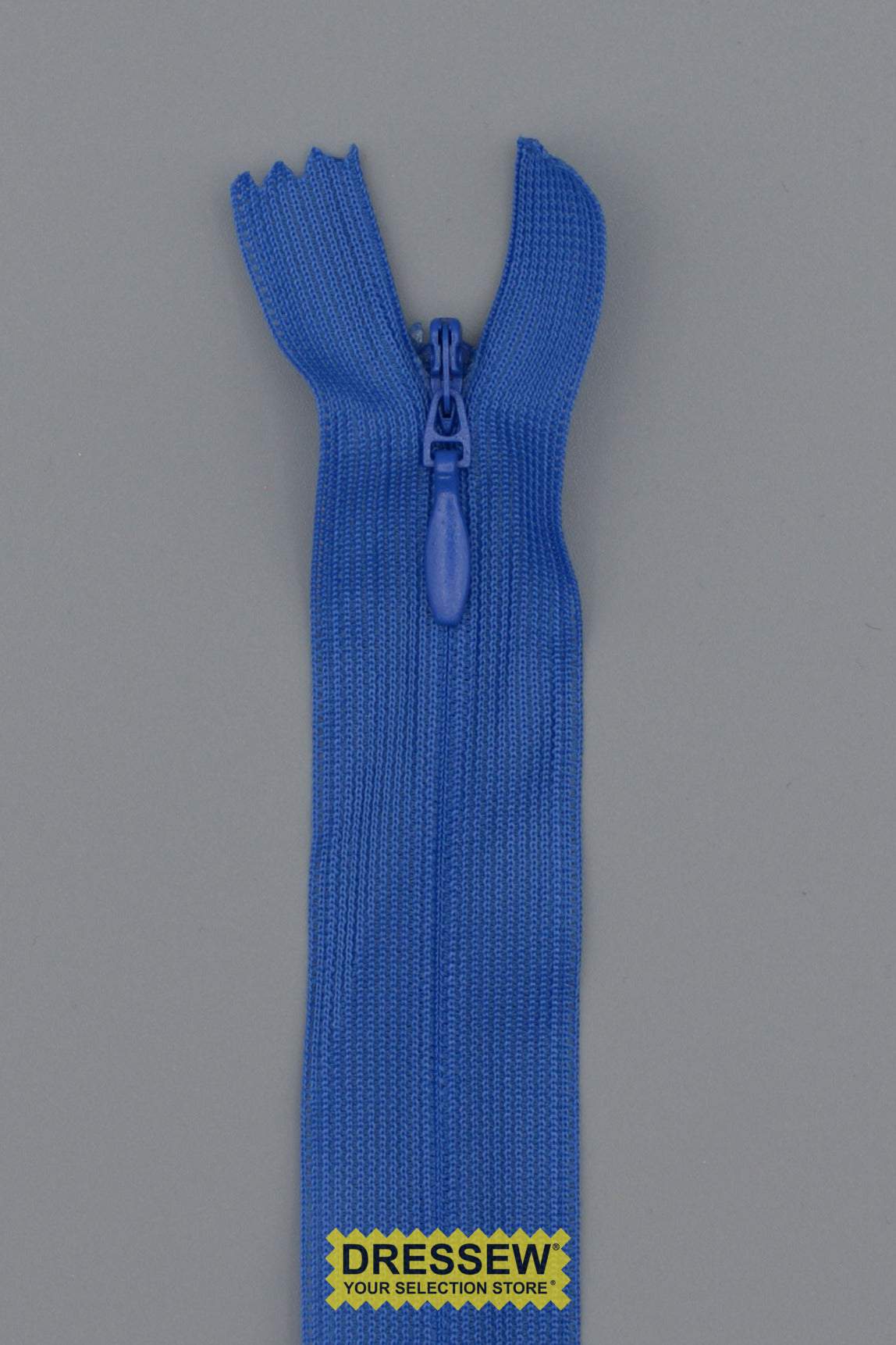 Invisible Closed End Zipper 55cm (22") Royal