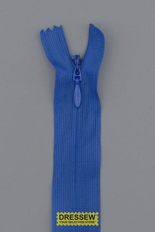 Invisible Closed End Zipper 55cm (22") Royal