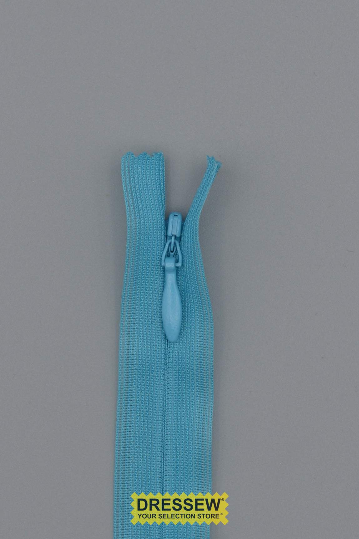 Invisible Closed End Zipper 60cm (24") Turquoise