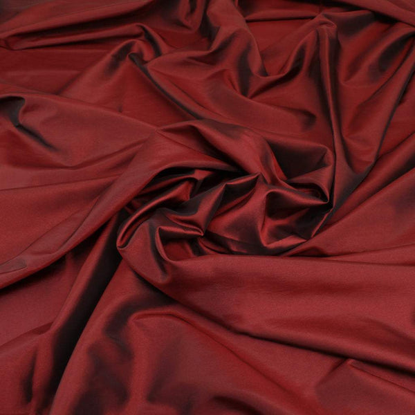 Iridescent Taffeta Dark Red