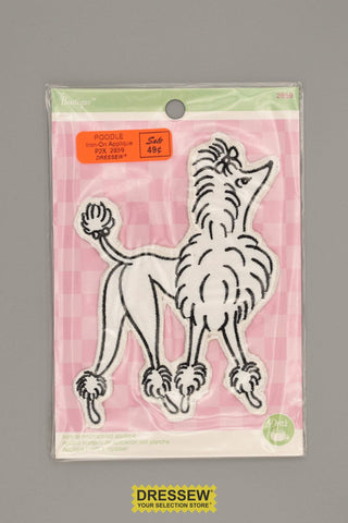 Iron-On Applique Poodle
