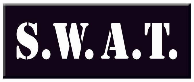 Iron-On Applique SWAT