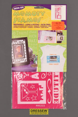 Iron-On Memory Frames Diva Fuchsia