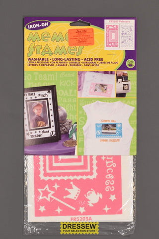 Iron-On Memory Frames Princess Bubblegum & Lavender