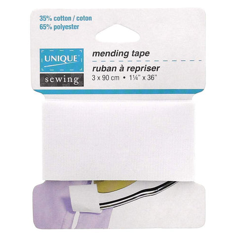 Iron-On Mending Tape 1-1/4" x 36" White