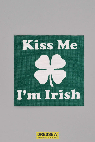 Iron-On Patches Kiss Me I'm Irish