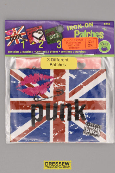 Iron-On Patches Punk Princess