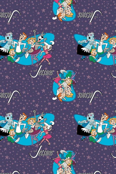 Jetsons Retro Shapes Purple