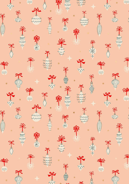 Jolly Darlings Ornamentals By Ruby Star Society For Moda Peach / Metallic