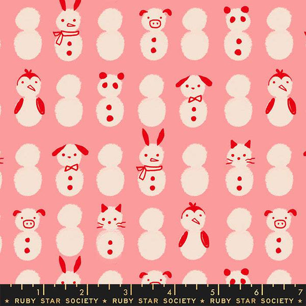 Jolly Darlings Snow Babies By Ruby Star Society For Moda Jolly Pink