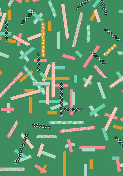 Jolly Darlings Washi Tape By Ruby Star Society For Moda Emerald