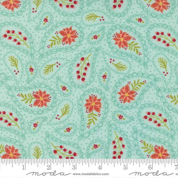Joyful Joyful Festive Paisley By Stacy Iest Hsu For Moda Sky