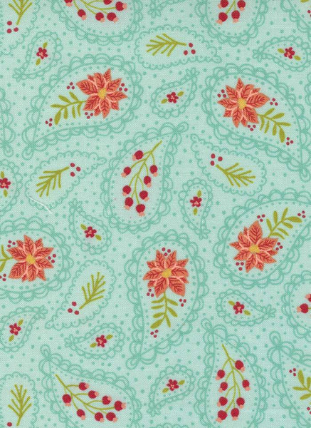 Joyful Joyful Festive Paisley By Stacy Iest Hsu For Moda Sky